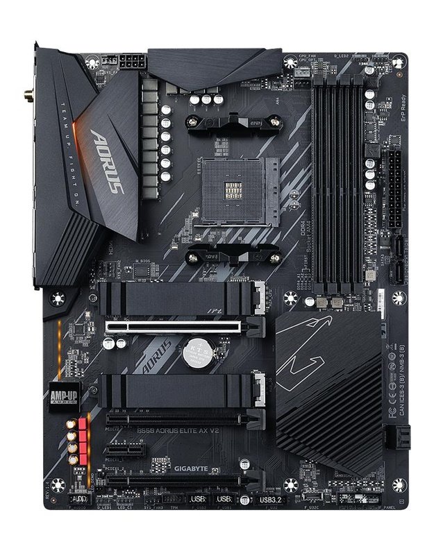 Mainboard|GIGABYTE|AMD B550|Socket AM4|ATX|RAM DDR4-SDRAM|4xSlots|Wi-Fi Yes|Bluetooth Yes|1xPCI Express x1 slots|3xPCI Express x16 slots|2xNumber of M.2 (M) slots|B550AORUSELITEAXV21.5