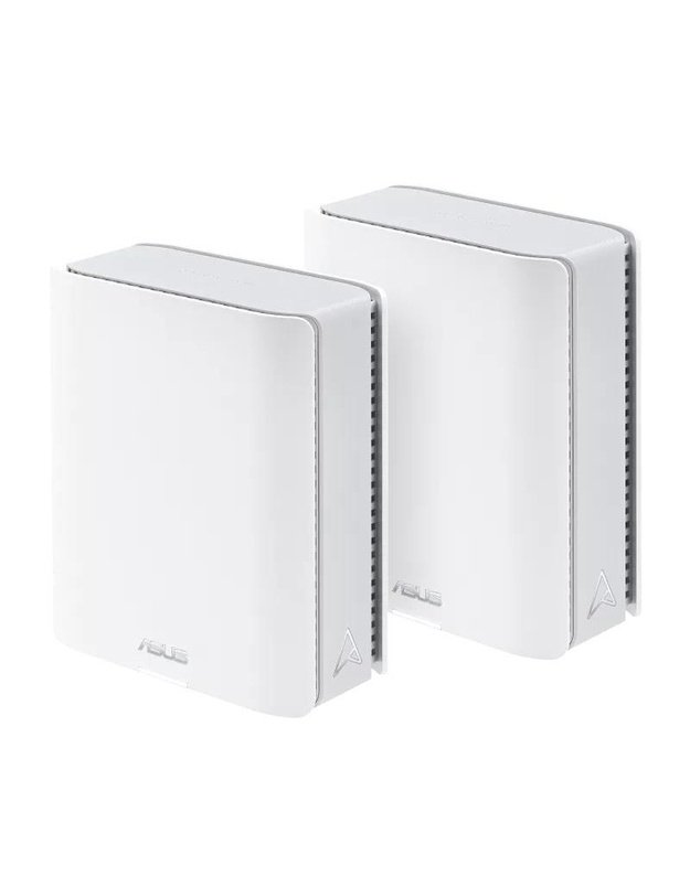 Wireless Router|ASUS|ZenWiFi BT10 (2pk)|Product type Mesh system|Qtty 2 pc(s)|Wi-Fi band Tri-band (2.4 GHz / 5 GHz / 6 GHz)|Wi-Fi 7 (802.11be)|Ethernet WAN Yes|3xEthernet LAN (RJ-45) ports|WLAN speed 11529 Mbit/s|Internal memory 2000 MB|Flash memory 256 M