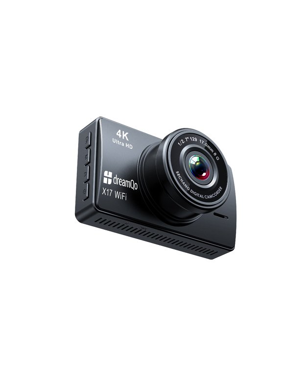 Video registratorius dreamQo X17 4K Ultra HD, Wi-Fi, 3" ekranas, 170°