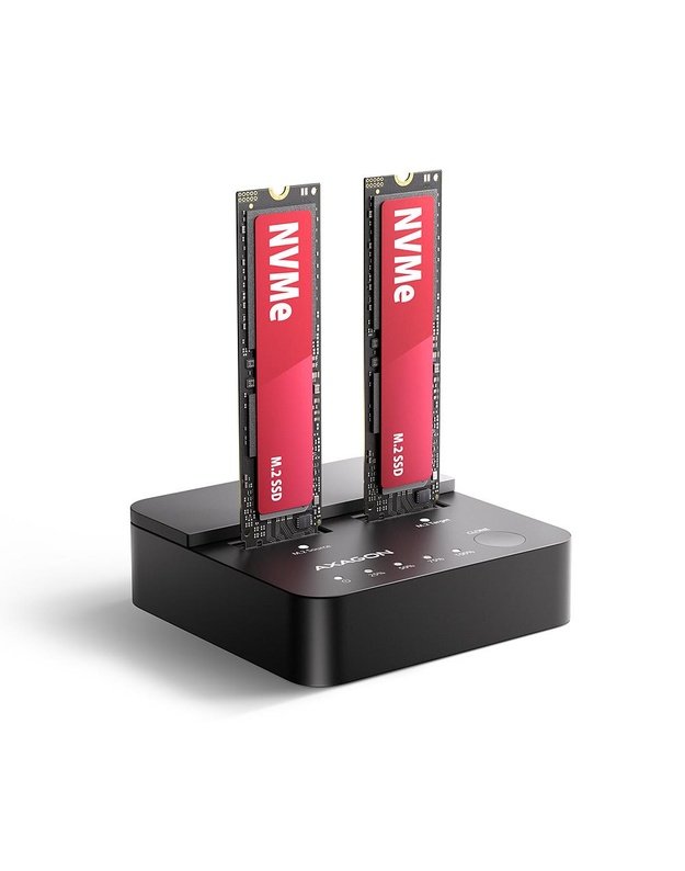 SSD ACC DOCK STATION USB-C/2XM.2 NVME ADSA-M2C22L AXAGON