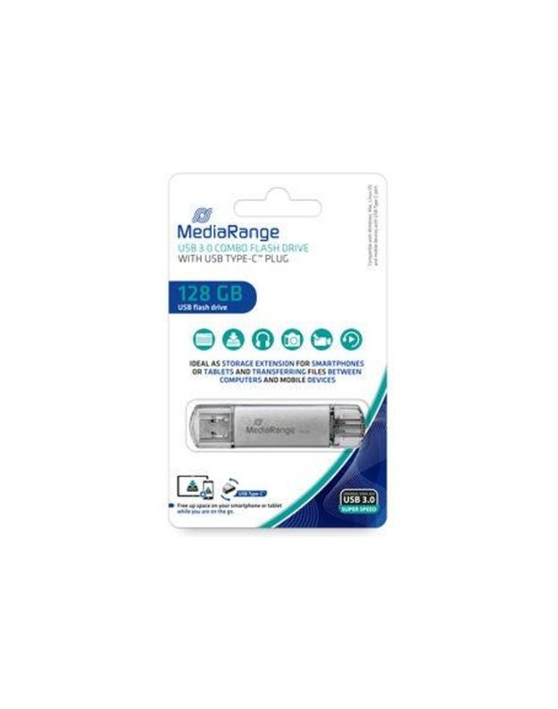 MEMORY DRIVE FLASH USB3.2/128GB MR938 MEDIARANGE