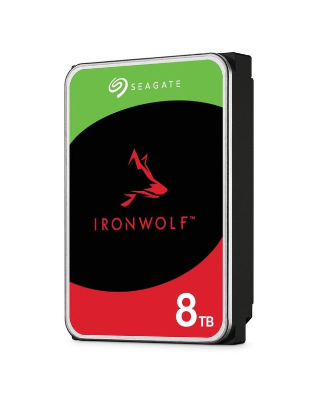 HDD|SEAGATE|IronWolf|8TB|SATA 3.0|256 MB|7200 rpm|Discs/Heads 5/10|3,5