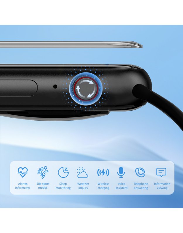 Умные часы SENDEM N9 MAX, черные
