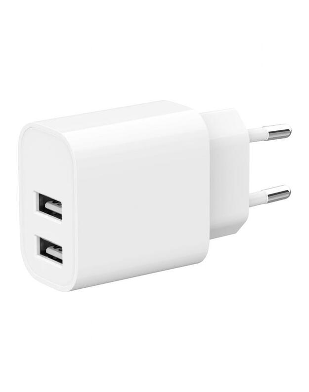 CHARGER USB UNIVERSAL WHITE/2P TA-UC-2A12-01 GEMBIRD