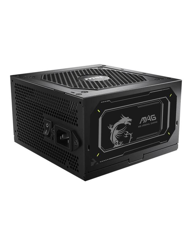 Power Supply|MSI|MAG A850GL PCIE5 II|850 Watts|Efficiency 80 PLUS GOLD|PFC Active|MAGA850GLPCIE5II