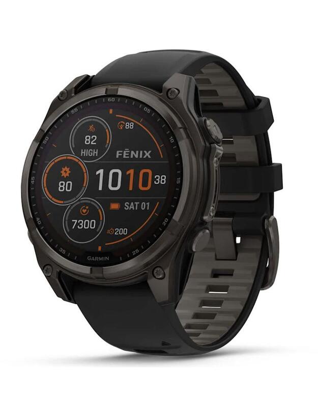 SMARTWATCH FENIX 8 SAPP. SOLAR/BLACK/GRAY 010-02906-11 GARMIN