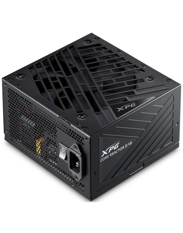 Power Supply|ADATA|CORE REACTOR II VE|750 Watts|Efficiency 80 PLUS GOLD|PFC Active|MTBF 100000 hours|COREREACTORIIVE750G-BKCEU
