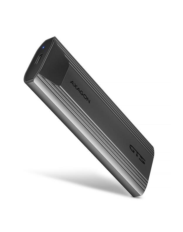 SSD ACC ENCLOSURE M.2 NVME/SATA USB-C EEM2-GTS2 AXAGON