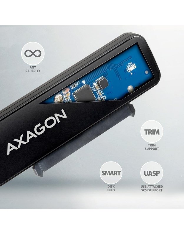 SSD ACC ADAPTER USB3.2/SATA/5GBPS 0.2M ADSA-FP2A AXAGON