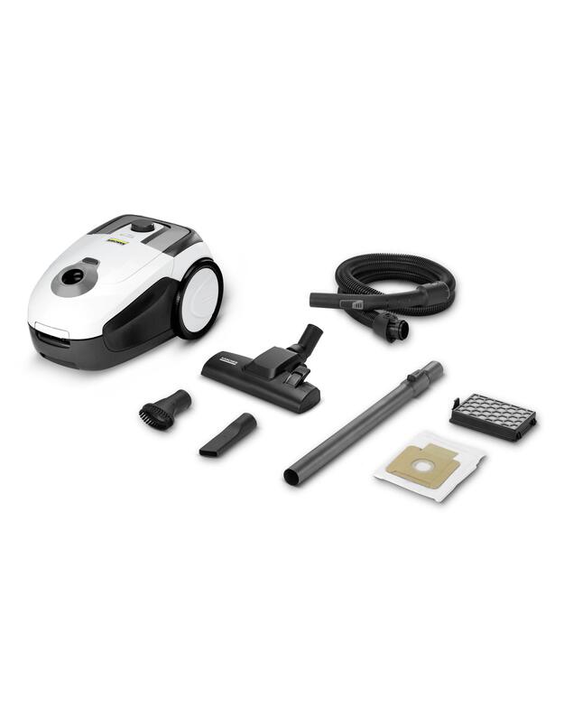 Vacuum Cleaner|KARCHER|Vacuum cleaner VC 2|700 Watts|Capacity 2.8 l|Noise 76 dB|White / Red|Weight 5.1 kg|1.198-035.0