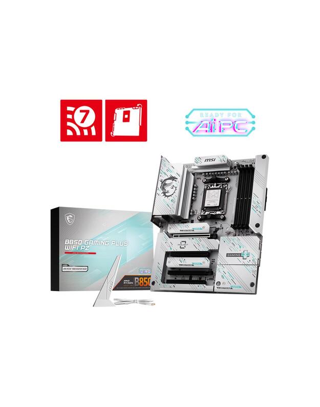 Mainboard|MSI|AMD B850|SAM5|ATX|Memory DDR5|Memory slots 4|B850GAMINGPLUSWIFIPZ