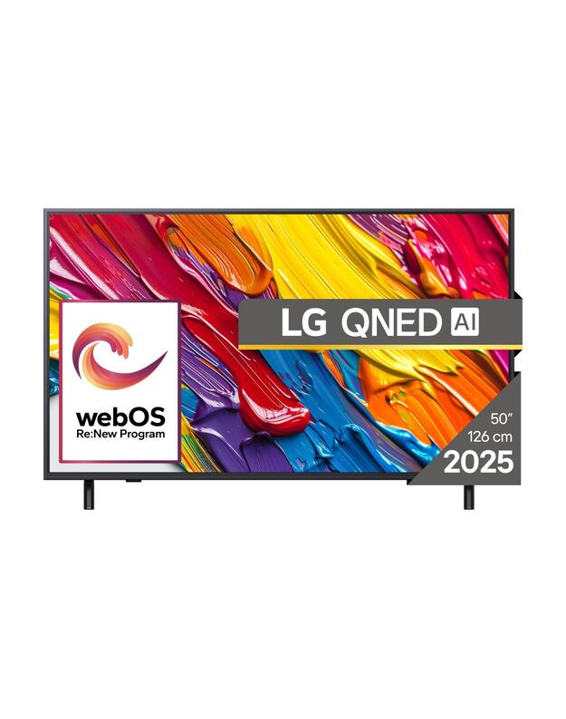 TV Set|LG|50 |4K/Smart|3840x2160|Wireless LAN|Bluetooth|webOS|Black|50QNED82A3B