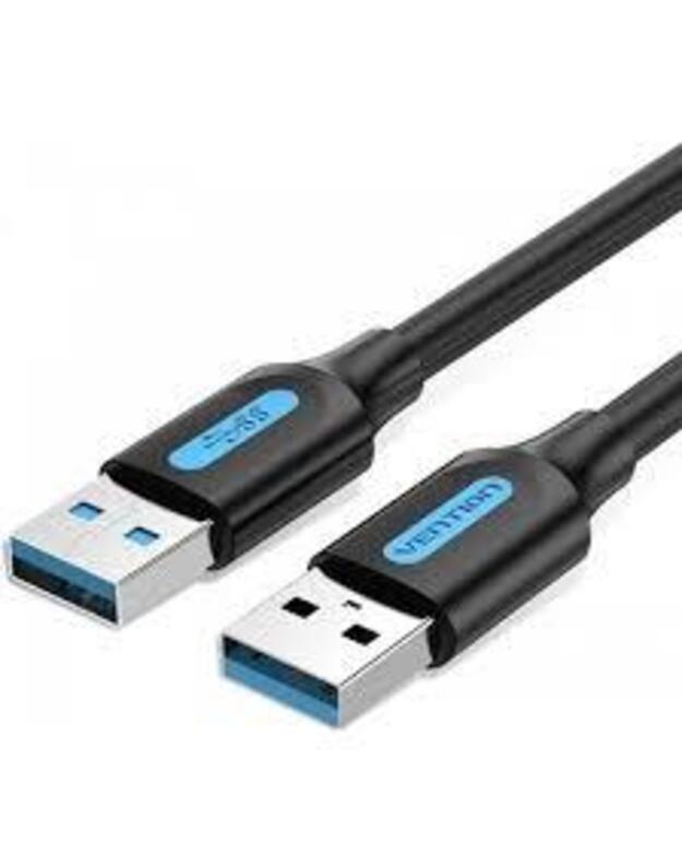CABLE USB3.0 MALE TO MALE/0.5M BLACK CONBD VENTION
