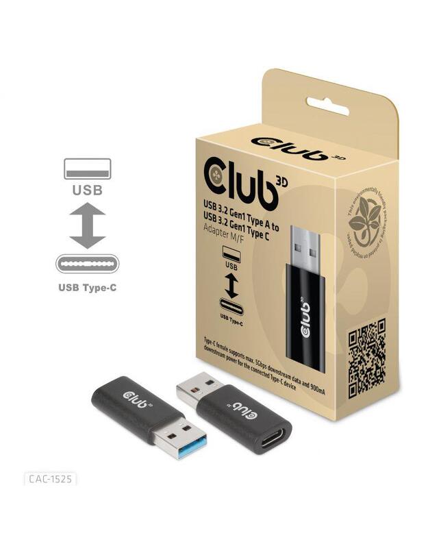 I/O ADAPTER USB3.2 TO USB-C/M/F CAC-1525 CLUB3D