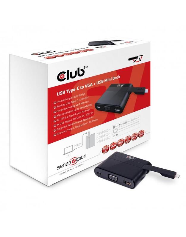 NB ACC DOCKING STATION/USB-C 60W CSV-1532 CLUB3D