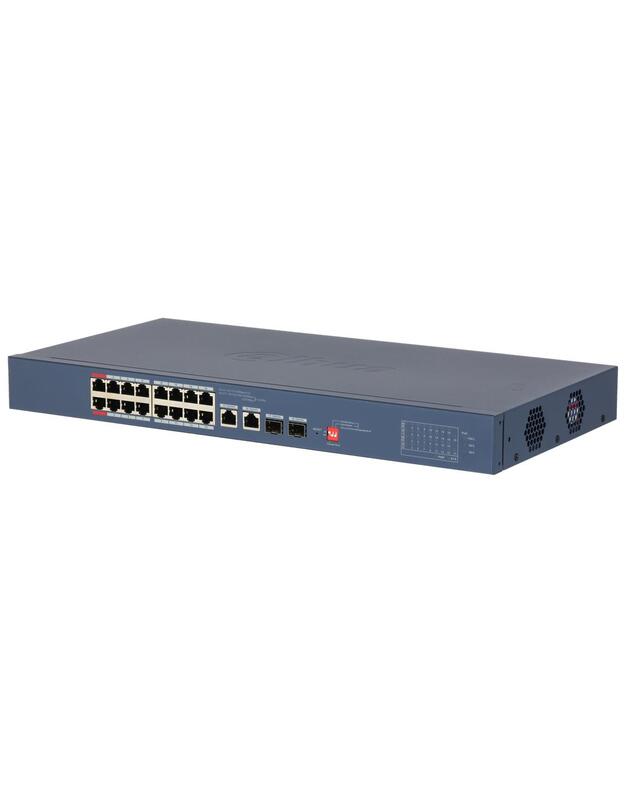 Switch|DAHUA|DH-CS4218-16ET-190|Type L2|PoE ports 16|190 Watts|CS4218-16ET-190