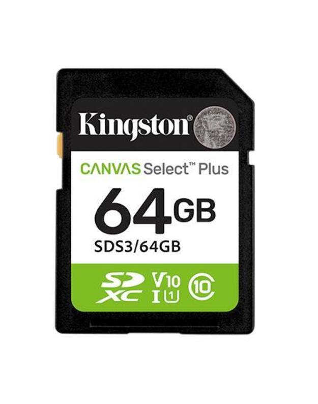 MEMORY SDXC 64GB UHS-I/SDS3/64GB KINGSTON