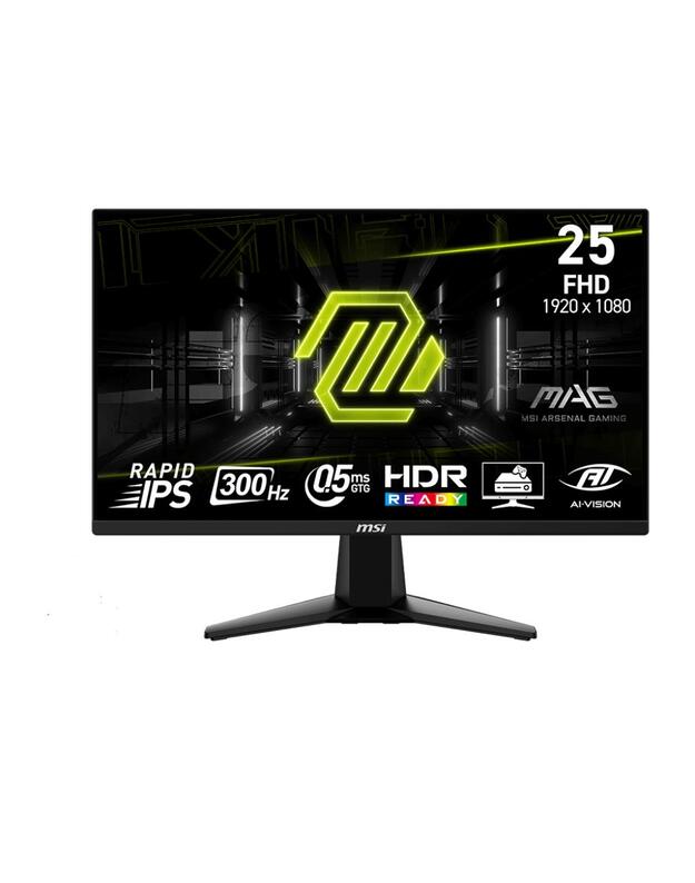 LCD Monitor|MSI|24.5  |1920x1080 pixels|Full HD|Native aspect ratio 16:9|LCD|Flat|MAG255XF