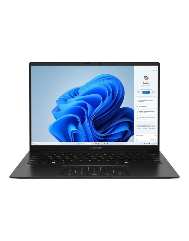 Notebook|ASUS|ZenBook Series|14 OLED|UM3406KA-QD066W|CPU  AMD Ryzen AI 5|340|2000 MHz|14 |1920x1200|RAM 16GB|LPDDR5x|SSD 1TB|AMD Radeon Graphics|Integrated|ENG|NumberPad|Windows 11 Home|Black|1.2 kg|90NB14U1-M00LJ0