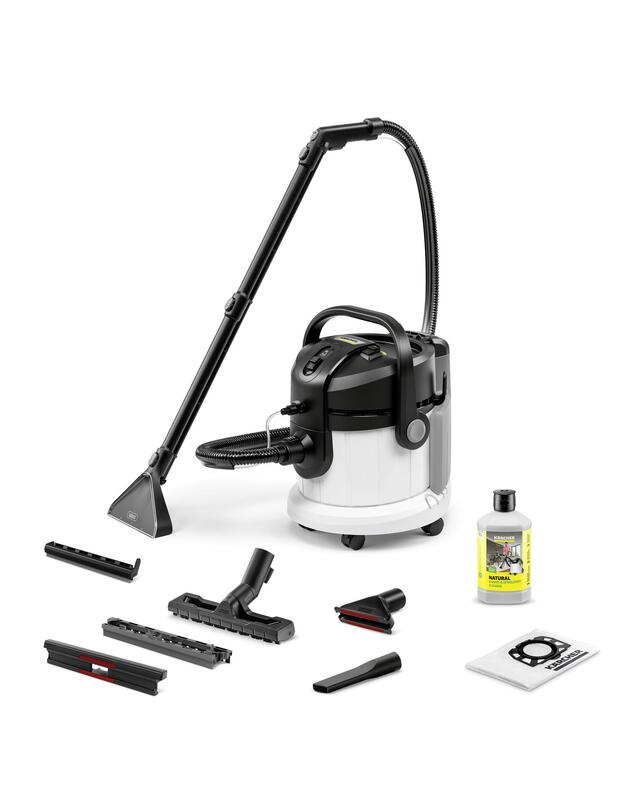 Vacuum Cleaner|KARCHER|Input power 1000 W|Dust capacity 4 L|Drum vacuum|Cleaning type Dry&wet|Dust container Bagless|Colour Black/Grey/White|1.081-155.0