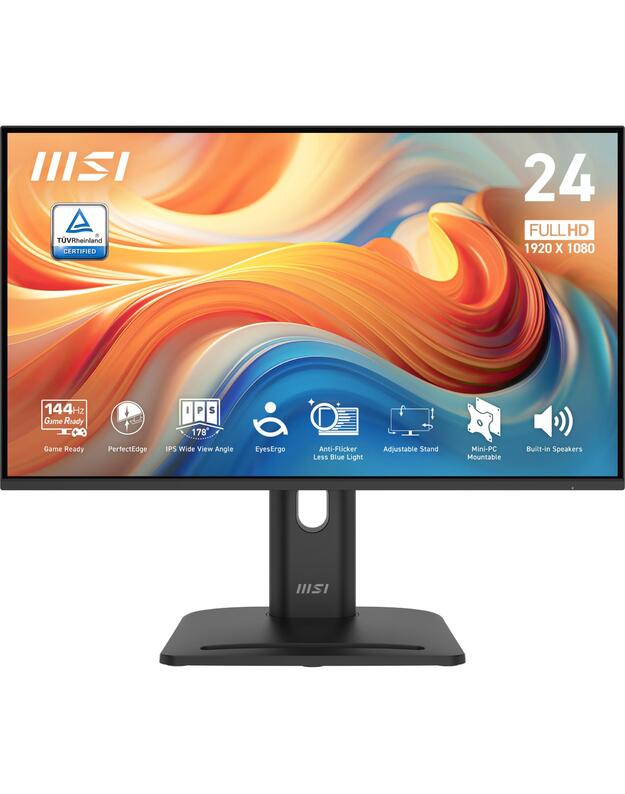 LCD Monitor|MSI|PRO MP245PG E14|23.8 |Business|Panel IPS|1920x1080|16:9|144 Hz|1 ms|Speakers|PROMP245PGE14
