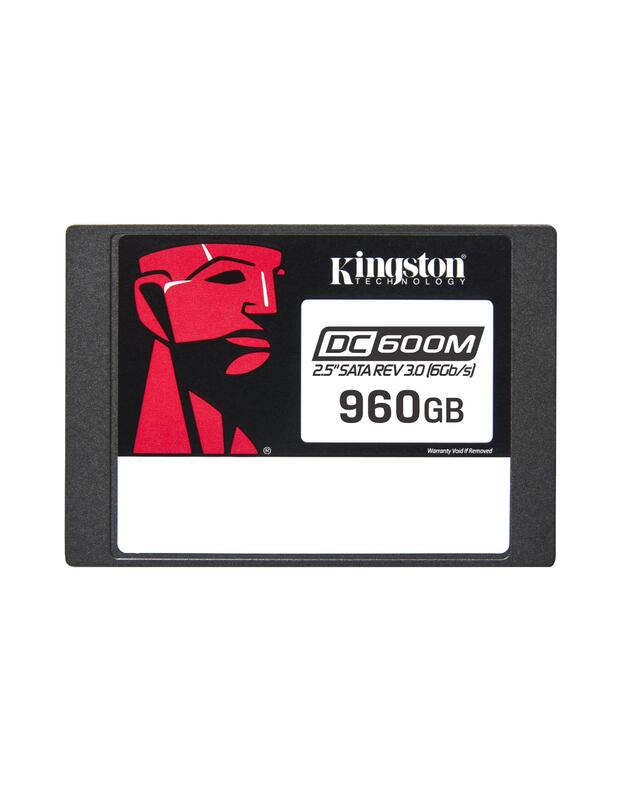 SSD|KINGSTON|DC600M|960 GB|1752xTBW rating|MTBF 2000000 h|Read speed 560 MB/s|Write speed 530 MB/s|Serial ATA III|2.5 |SEDC600M/960G