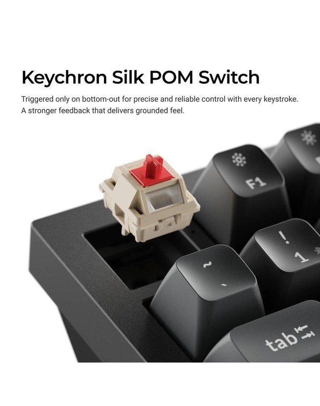 Belaidė klaviatūra Keychron Q1 Ultra, juoda (Q1U-M3)