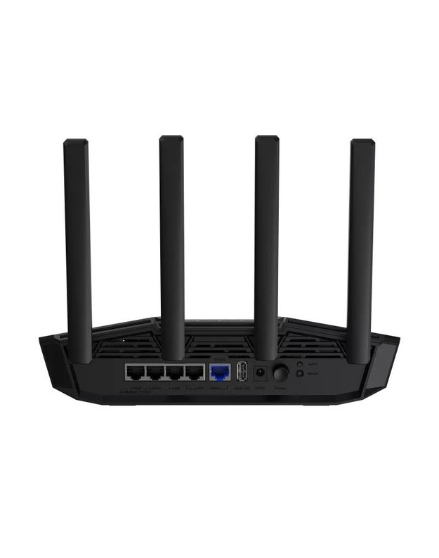 Wireless Router|ASUS|Wi-Fi 7 (802.11be)|Data speed 2882 Mbit/s|Ethernet WAN Yes|WAN connection type RJ-45|Ethernet LAN Yes|5xLAN ports|USB port Yes|TUFGAMINGBE3600