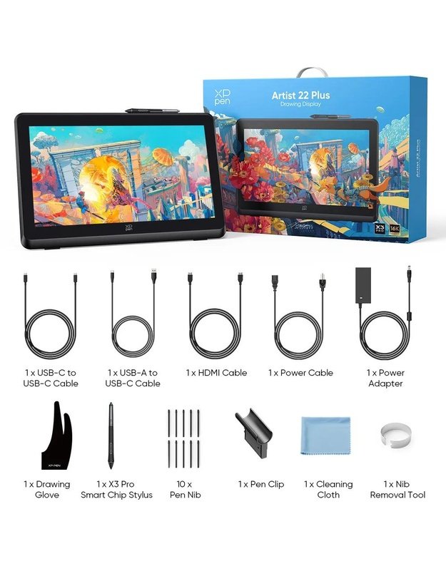 GRAPHIC TABLET 476.06X267.79MM/ARTIST 22 PLUS XPPEN