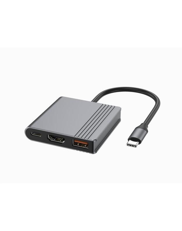 I/O ADAPTER USB-C TO HDMI/USB3/3IN1 A-CM-COMBO3-05 GEMBIRD