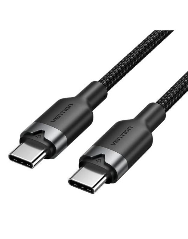 CABLE USB-C TO USB-C/1M BLACK TRDBF VENTION