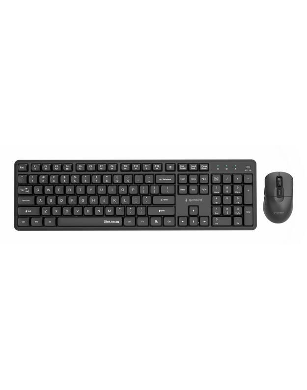 KEYBOARD +MOUSE WRL ENG/BLACK KBS-WMS-01 GEMBIRD