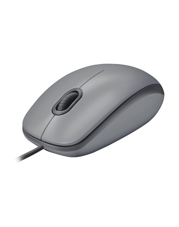MOUSE USB OPTICAL M110 SILENT/MID GRAY 910-006760 LOGITECH