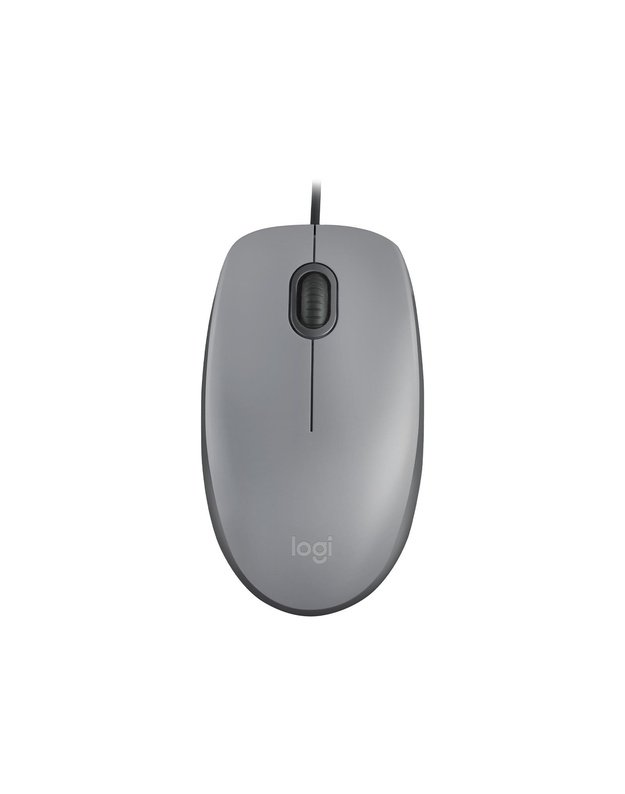 MOUSE USB OPTICAL M110 SILENT/MID GRAY 910-006760 LOGITECH