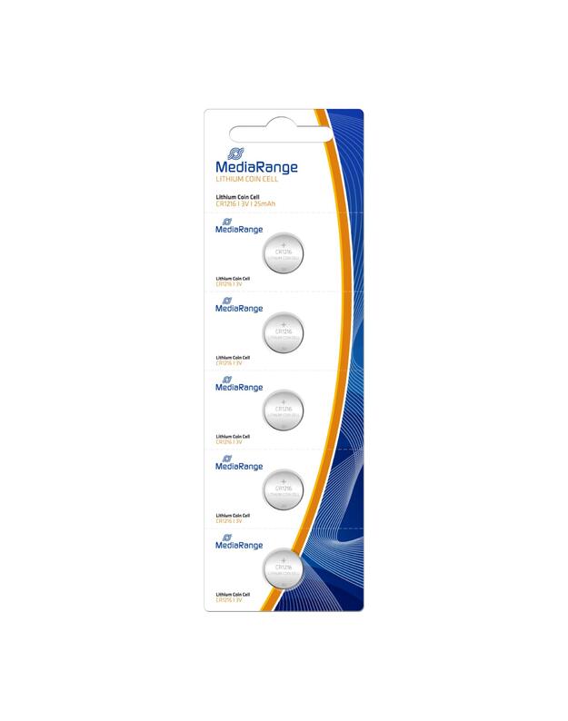 BATTERY LITHIUM CR1216 3V/5PCS MRBAT133 MEDIARANGE