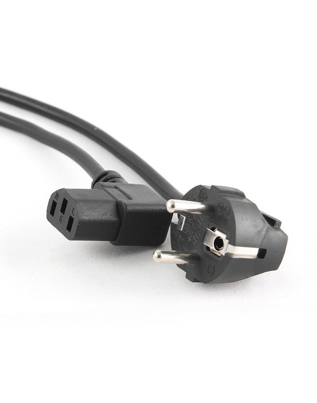 CABLE POWER ANGLED C13 1.8M/PC-186A-075-1.8M GEMBIRD