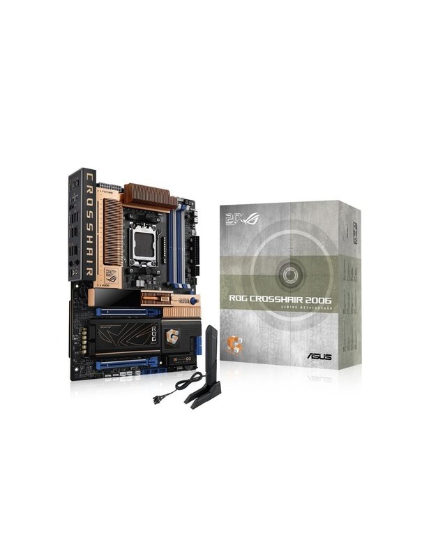 Mainboard|ASUS|AMD X870E|Socket AM5|ATX|RAM DDR5-SDRAM|4xSlots|Wi-Fi Yes|Bluetooth Yes|5xNumber of M.2 (M) slots|ROGCROSSHAIR2006