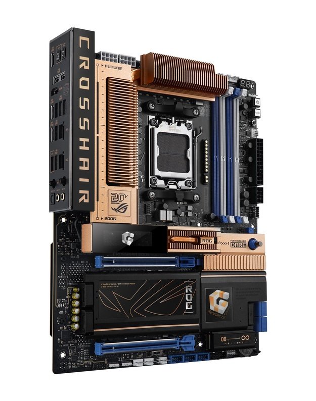 Mainboard|ASUS|AMD X870E|Socket AM5|ATX|RAM DDR5-SDRAM|4xSlots|Wi-Fi Yes|Bluetooth Yes|5xNumber of M.2 (M) slots|ROGCROSSHAIR2006