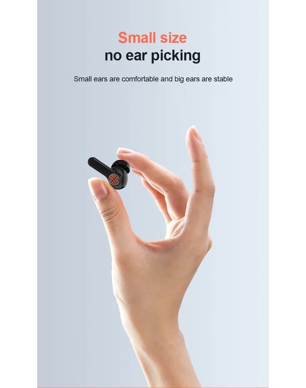 Basketball TWS in-ear BT5.1 belaidės ausinės 3