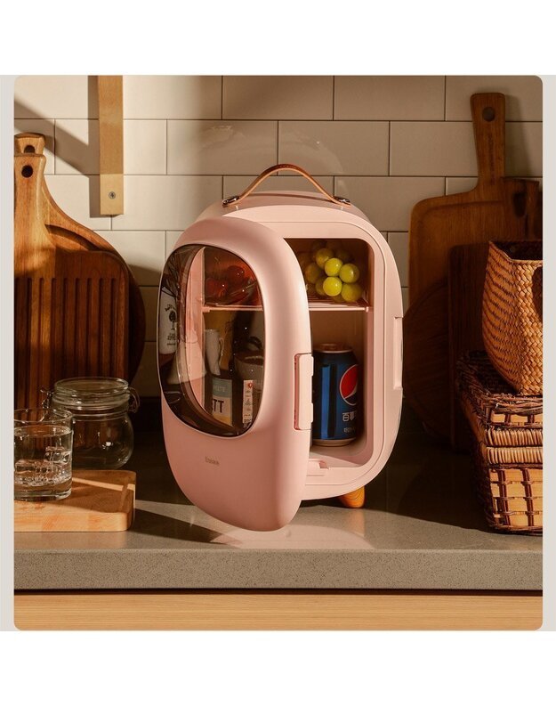 Baseus Zero Space automobilinis šaldytuvas su šaldymo / šildymo funkcija, 8l 220V EU / 12V 17