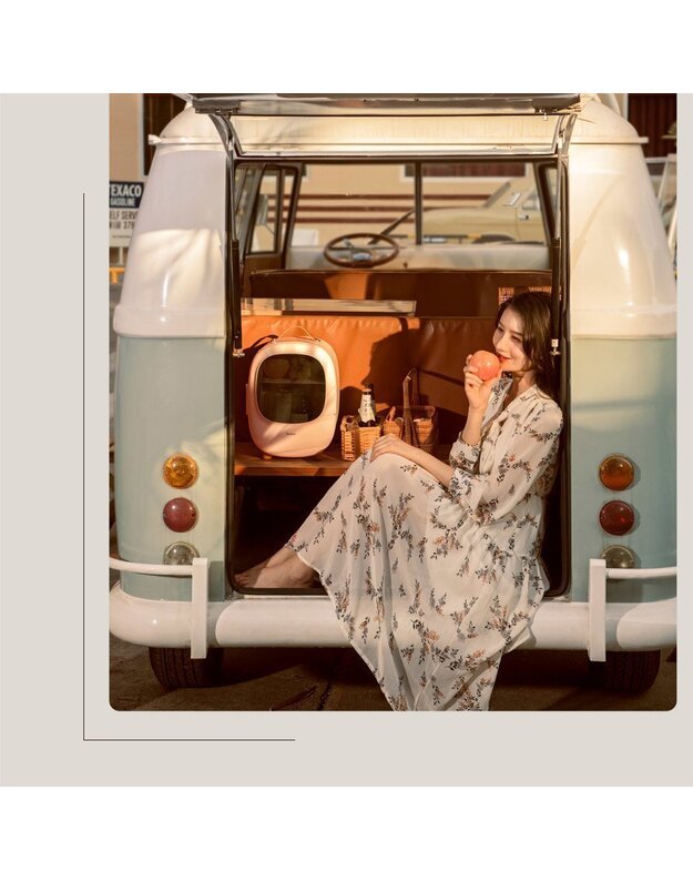 Baseus Zero Space automobilinis šaldytuvas su šaldymo / šildymo funkcija, 8l 220V EU / 12V 3