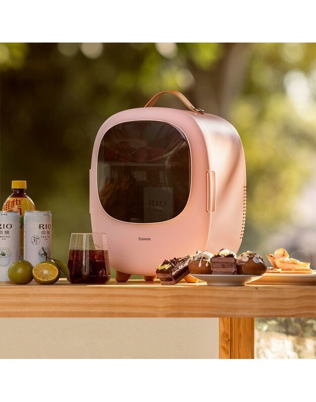 Baseus Zero Space automobilinis šaldytuvas su šaldymo / šildymo funkcija, 8l 220V EU / 12V 8