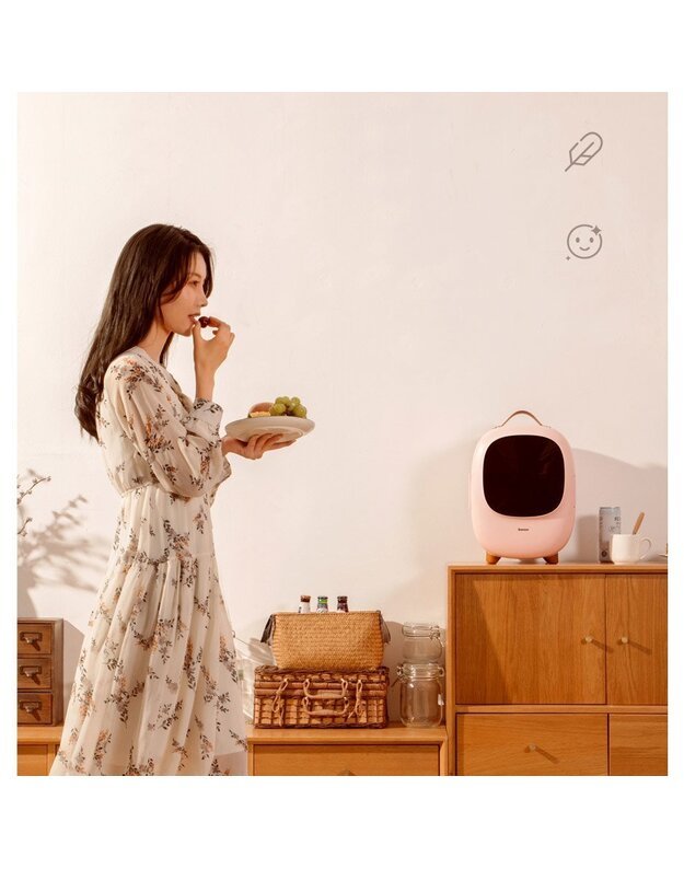 Baseus Zero Space automobilinis šaldytuvas su šaldymo / šildymo funkcija, 8l 220V EU / 12V 4