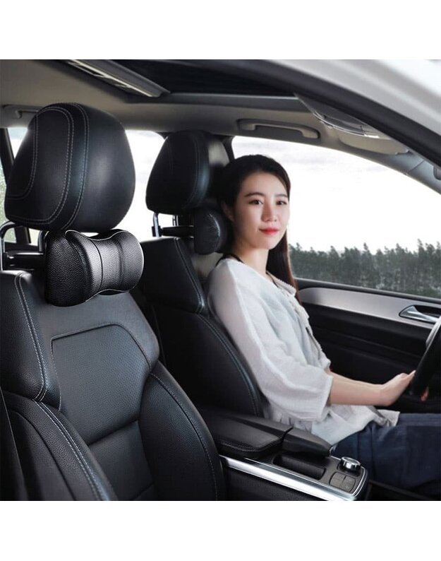 Baseus First Class automobilio galvos atramos pagalvėlė , Juoda 2