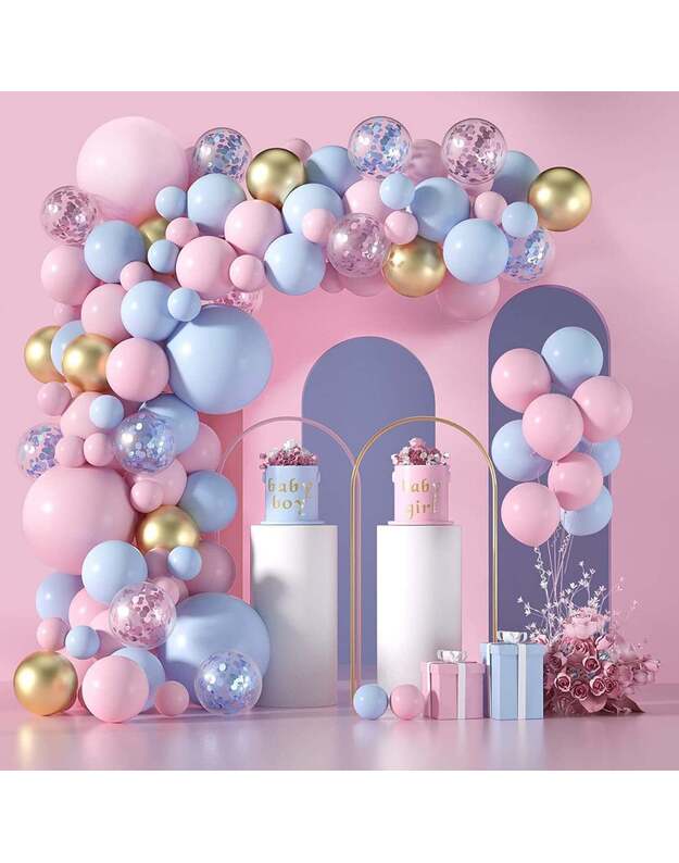 Набор воздушных шаров Macaron Pastel mix Theme (116 шт.)