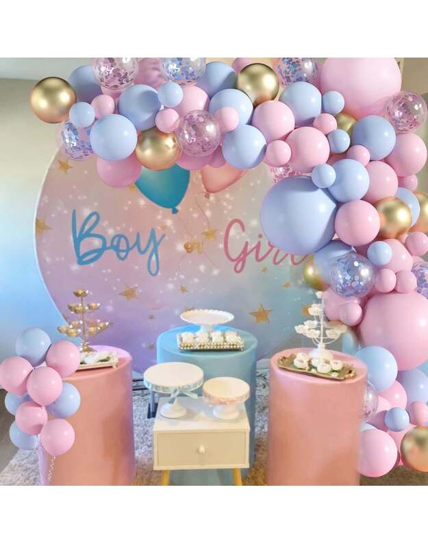 Набор воздушных шаров Macaron Pastel mix Theme (116 шт.)