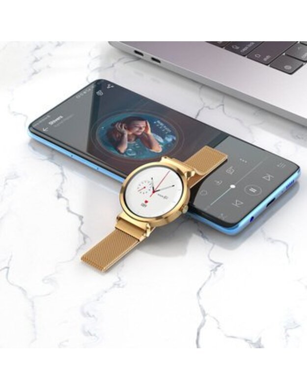 Išmanusis laikrodis Borofone BGA12 gold, auksinis 3