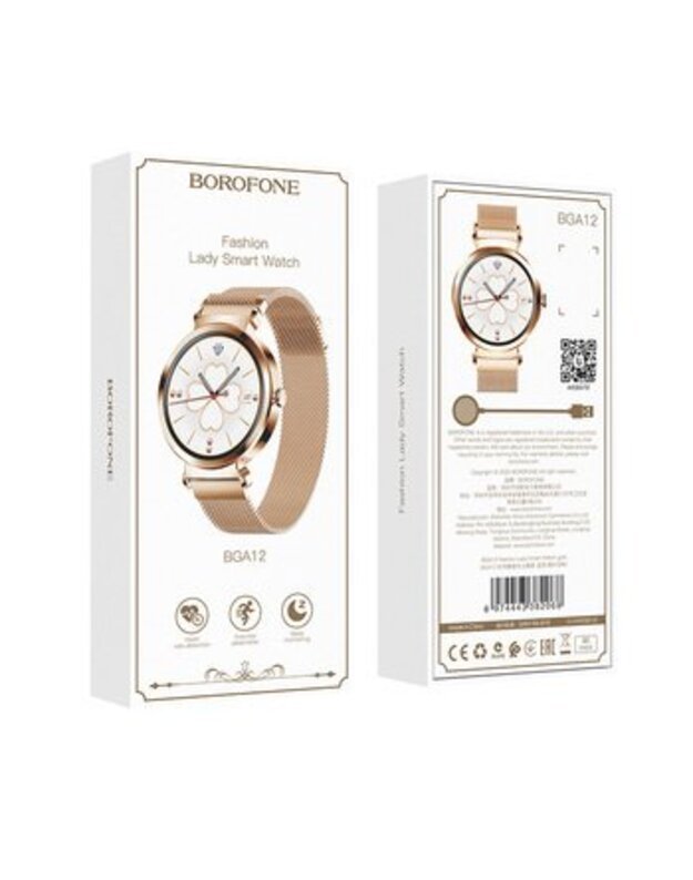 Išmanusis laikrodis Borofone BGA12 gold, auksinis 4