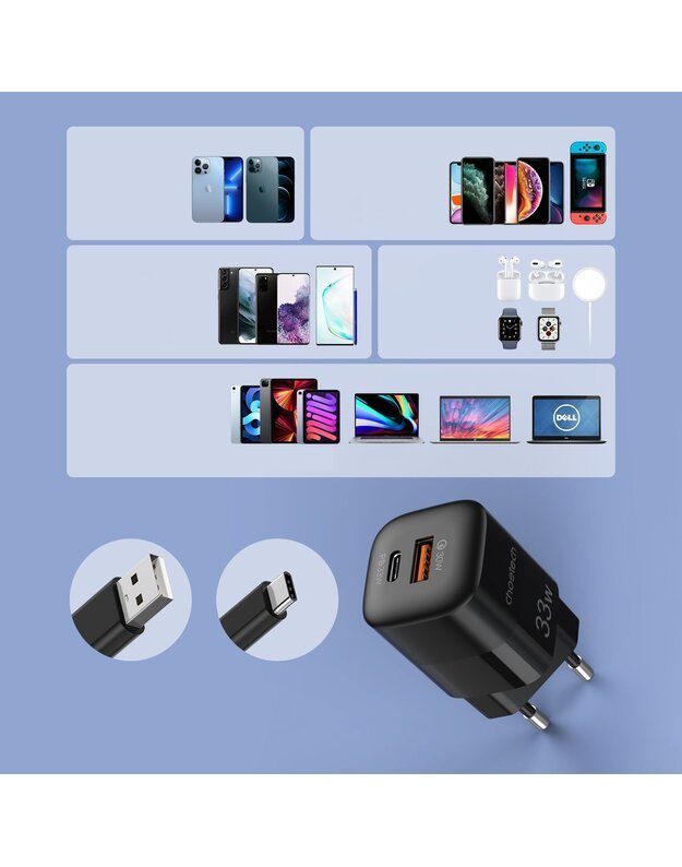 Choetech įkroviklis PD5006, juodas 5