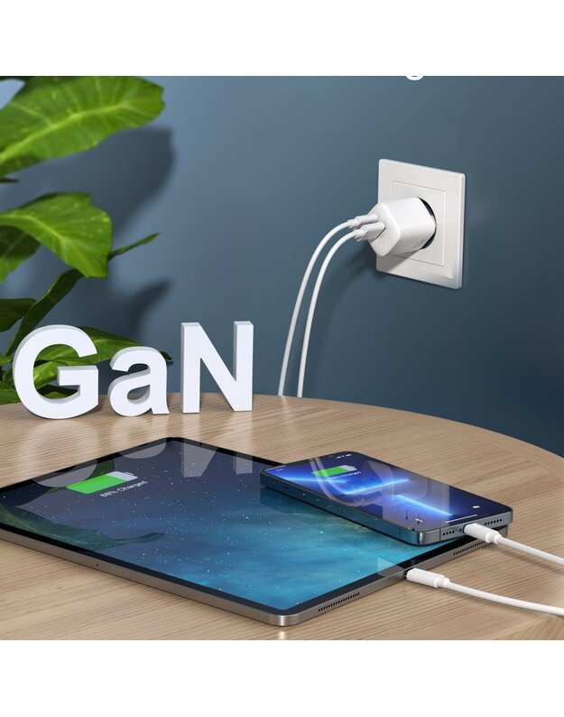 Choetech įkroviklis PD5006, baltas 5